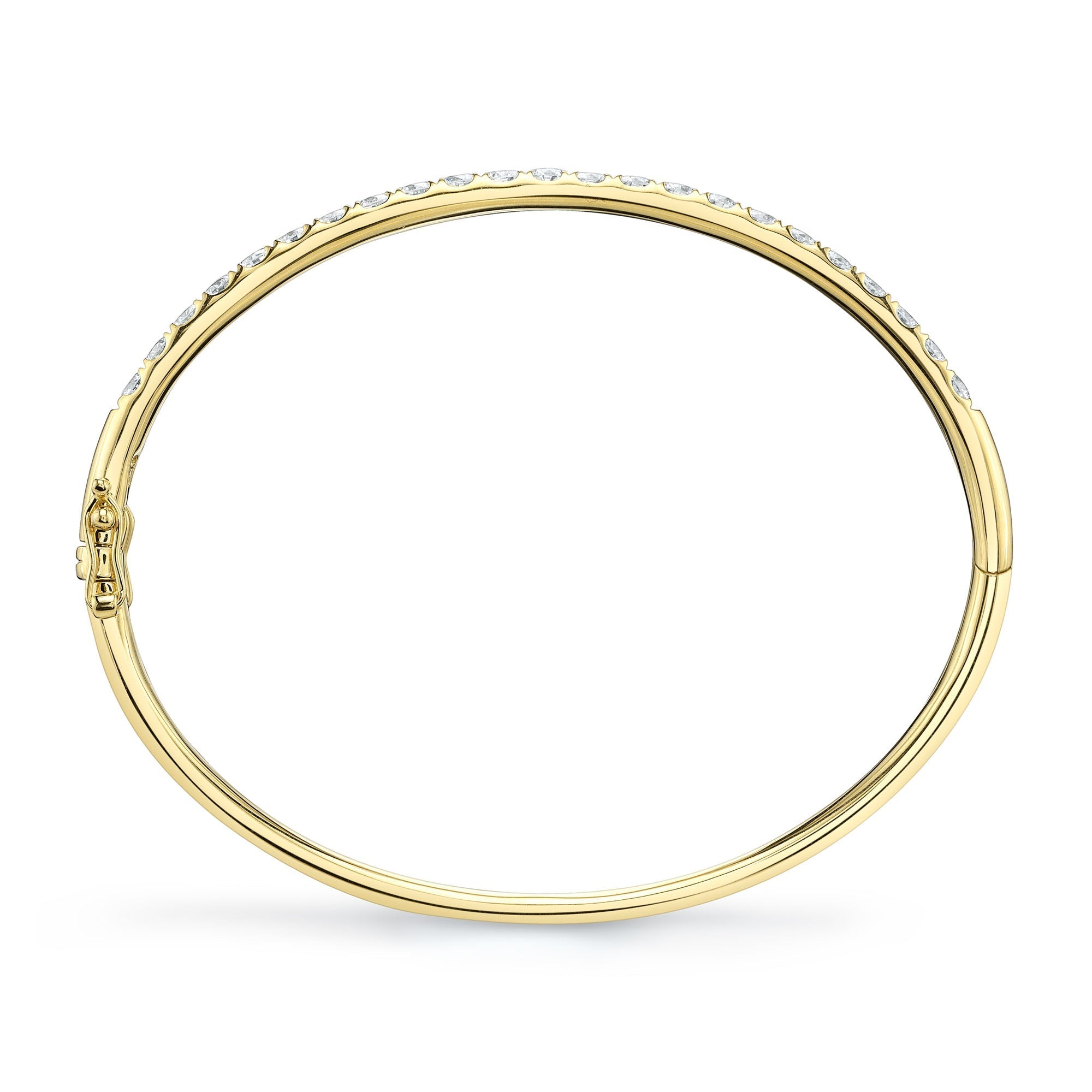 2.00CT 14K Y/G DIAMOND BANGLE