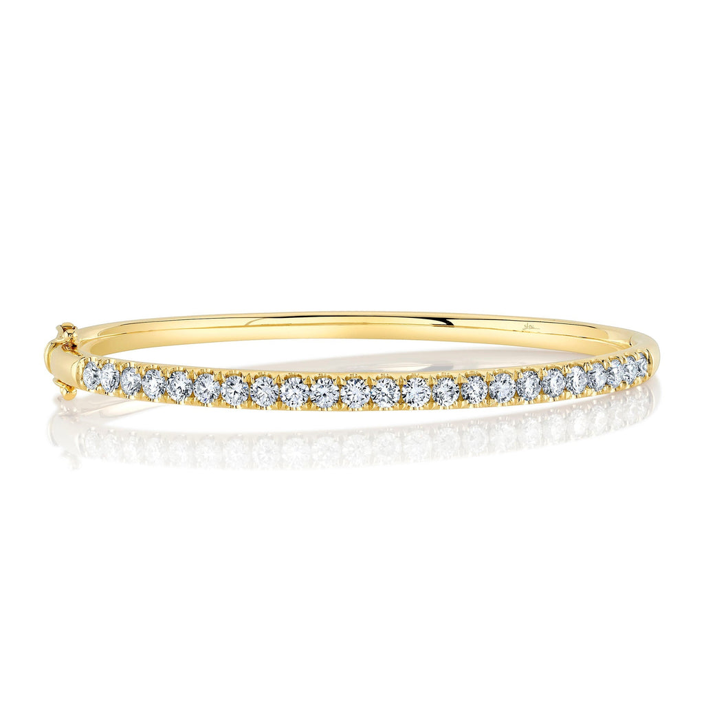 2.00CT 14K Y/G DIAMOND BANGLE
