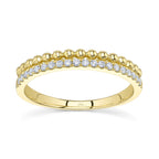 0.18CT 14K Y/G DIAMOND LADY'S RING