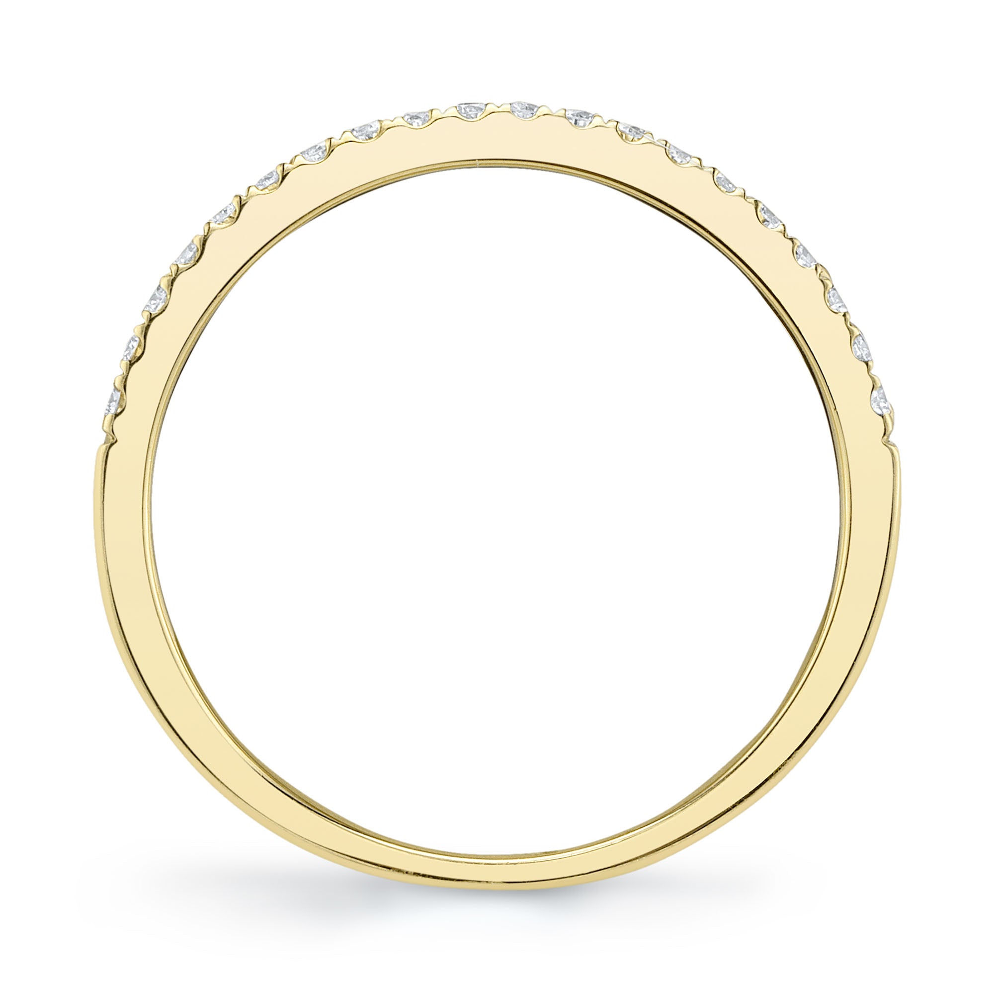 0.18CT 14K Y/G DIAMOND LADY'S RING