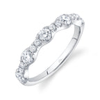 0.77CT 14K W/G DIAMOND LADY'S BAND