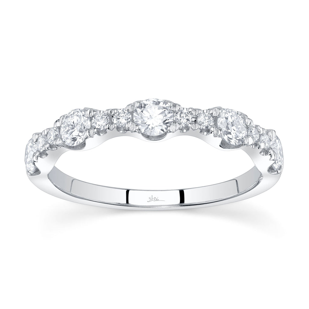 0.77CT 14K W/G DIAMOND LADY'S BAND