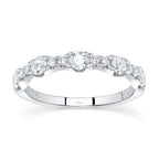 0.77CT 14K W/G DIAMOND LADY'S BAND
