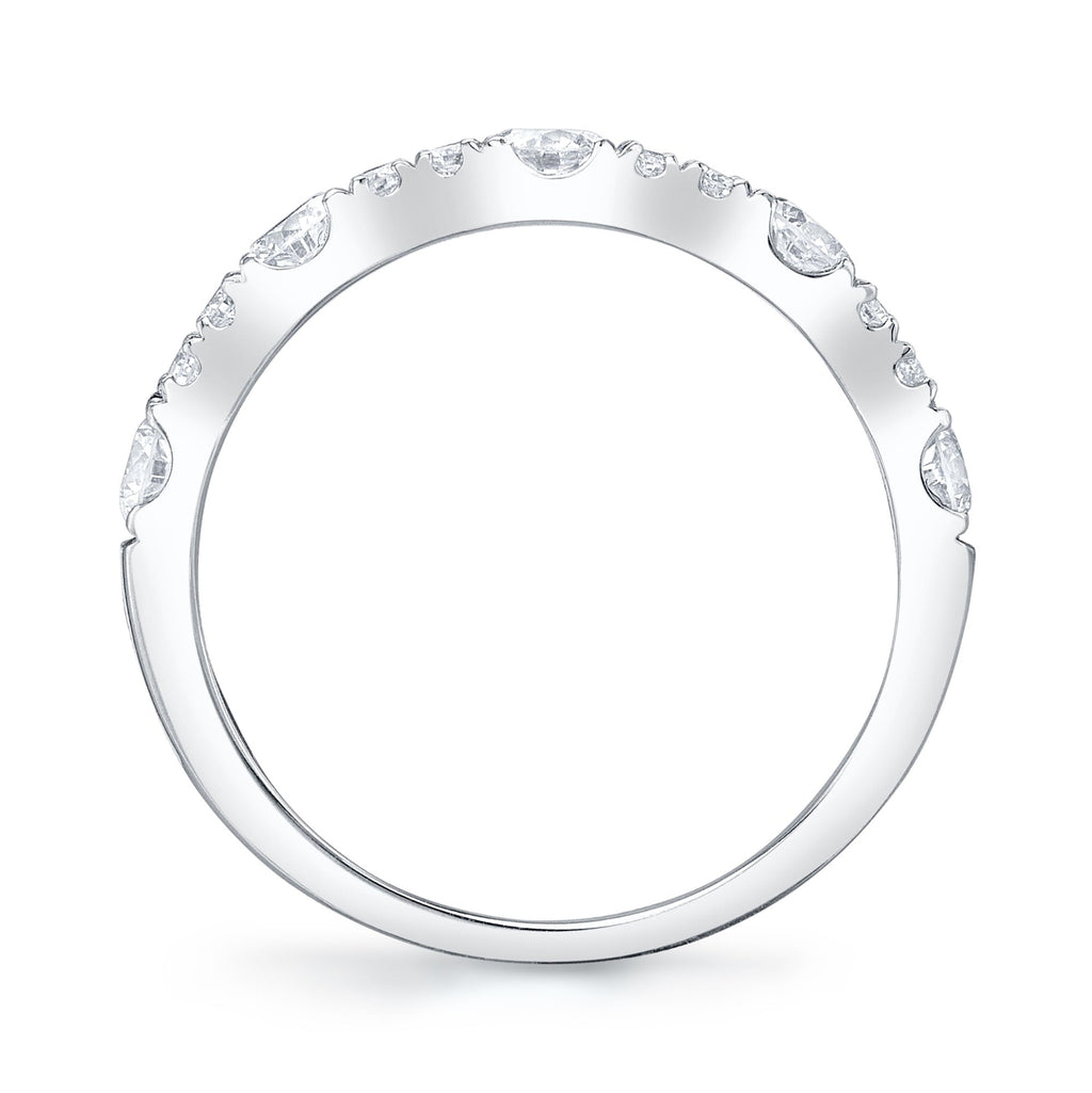 0.77CT 14K W/G DIAMOND LADY'S BAND