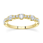 0.77CT 14K Y/G DIAMOND LADY'S BAND