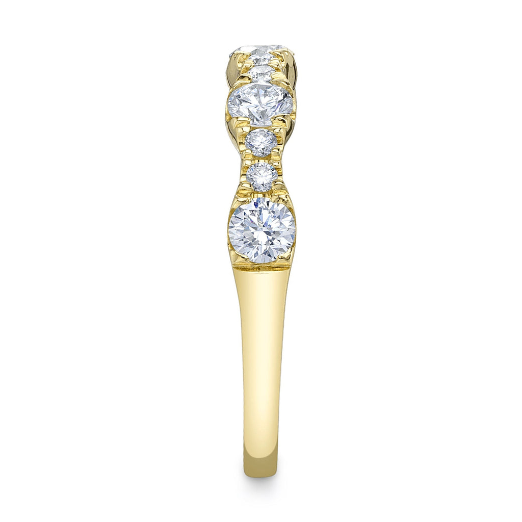 0.77CT 14K Y/G DIAMOND LADY'S BAND