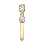 0.77CT 14K Y/G DIAMOND LADY'S BAND