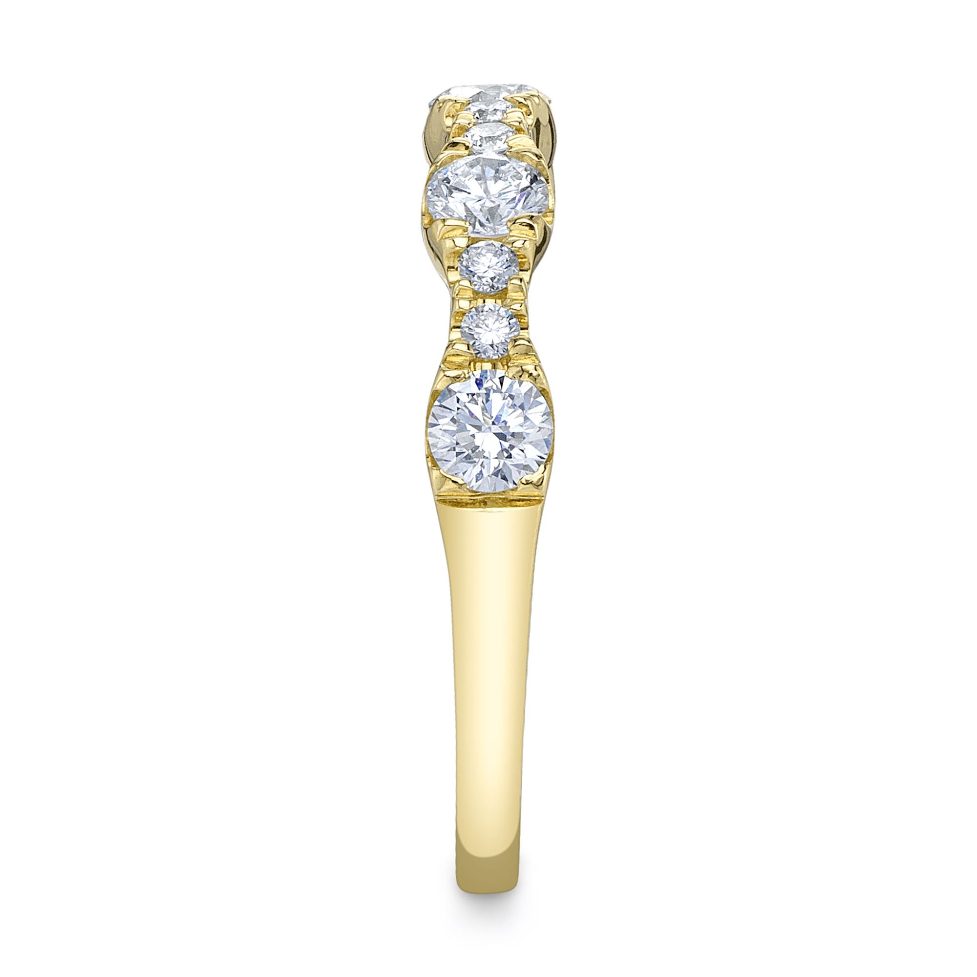 0.77CT 14K Y/G DIAMOND LADY'S BAND
