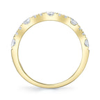 0.77CT 14K Y/G DIAMOND LADY'S BAND