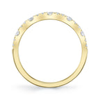 0.40CT 14K Y/G DIAMOND LADY'S BAND