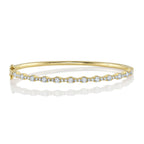 1.30CT 14K Y/G DIAMOND BANGLE