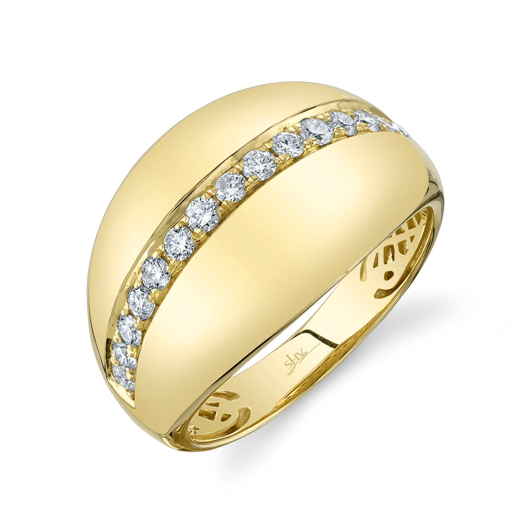 0.43CT 14K Y/G DIAMOND LADY'S RING