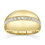 0.43CT 14K Y/G DIAMOND LADY'S RING