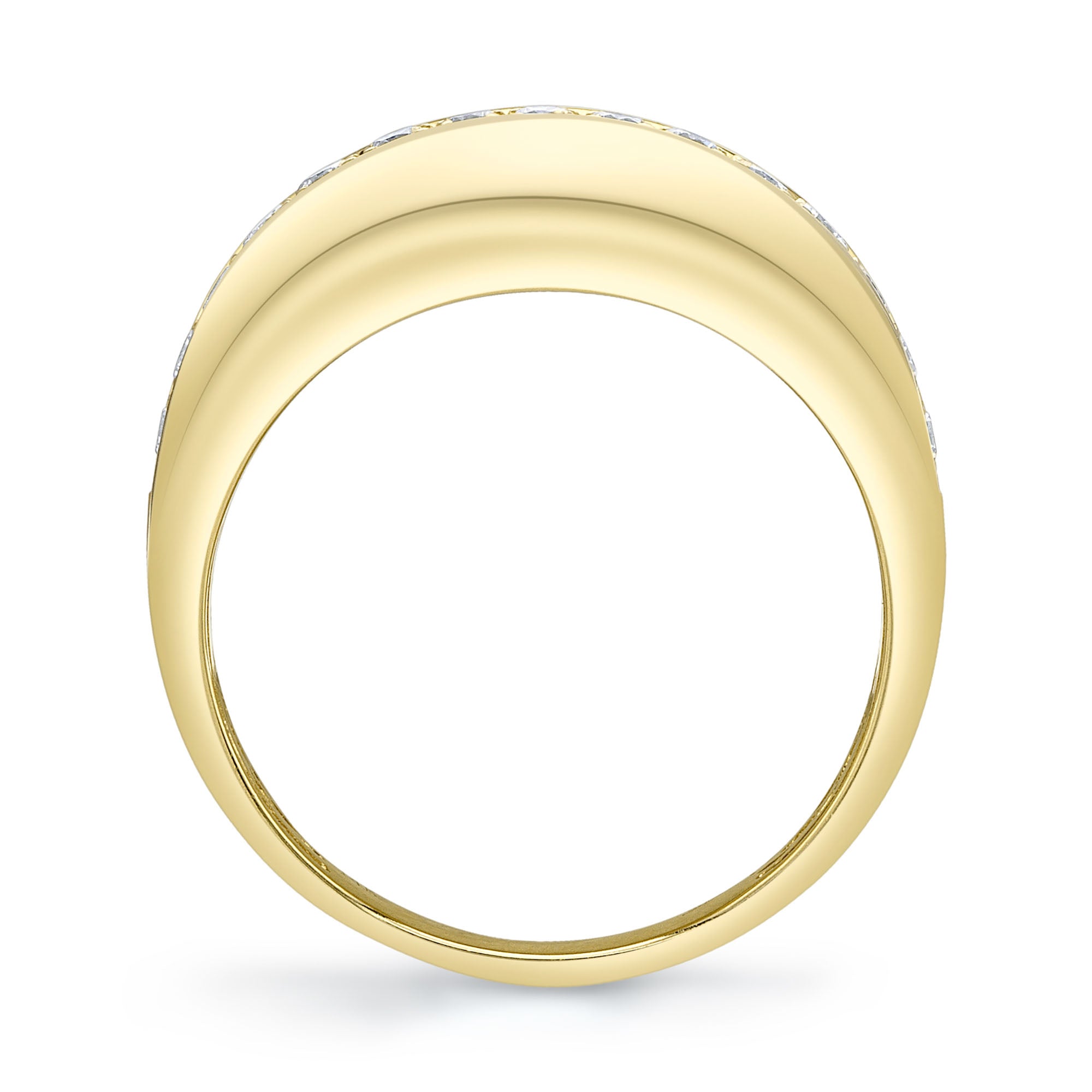 0.43CT 14K Y/G DIAMOND LADY'S RING