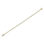 2.20CT 14K Y/G DIAMOND BAGUETTE BEZEL TENNIS BRACELET