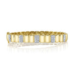 0.79CT 14K Y/G DIAMOND BANGLE
