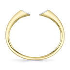 0.54CT 14K2T Y/W DIAMOND PAVE BANGLE
