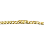1.77CT 14K Y/G DIAMOND RIBBED NECKLACE