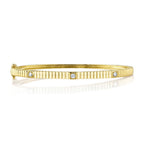 0.16CT 14K Y/G DIAMOND BANGLE