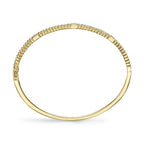 0.16CT 14K Y/G DIAMOND BANGLE
