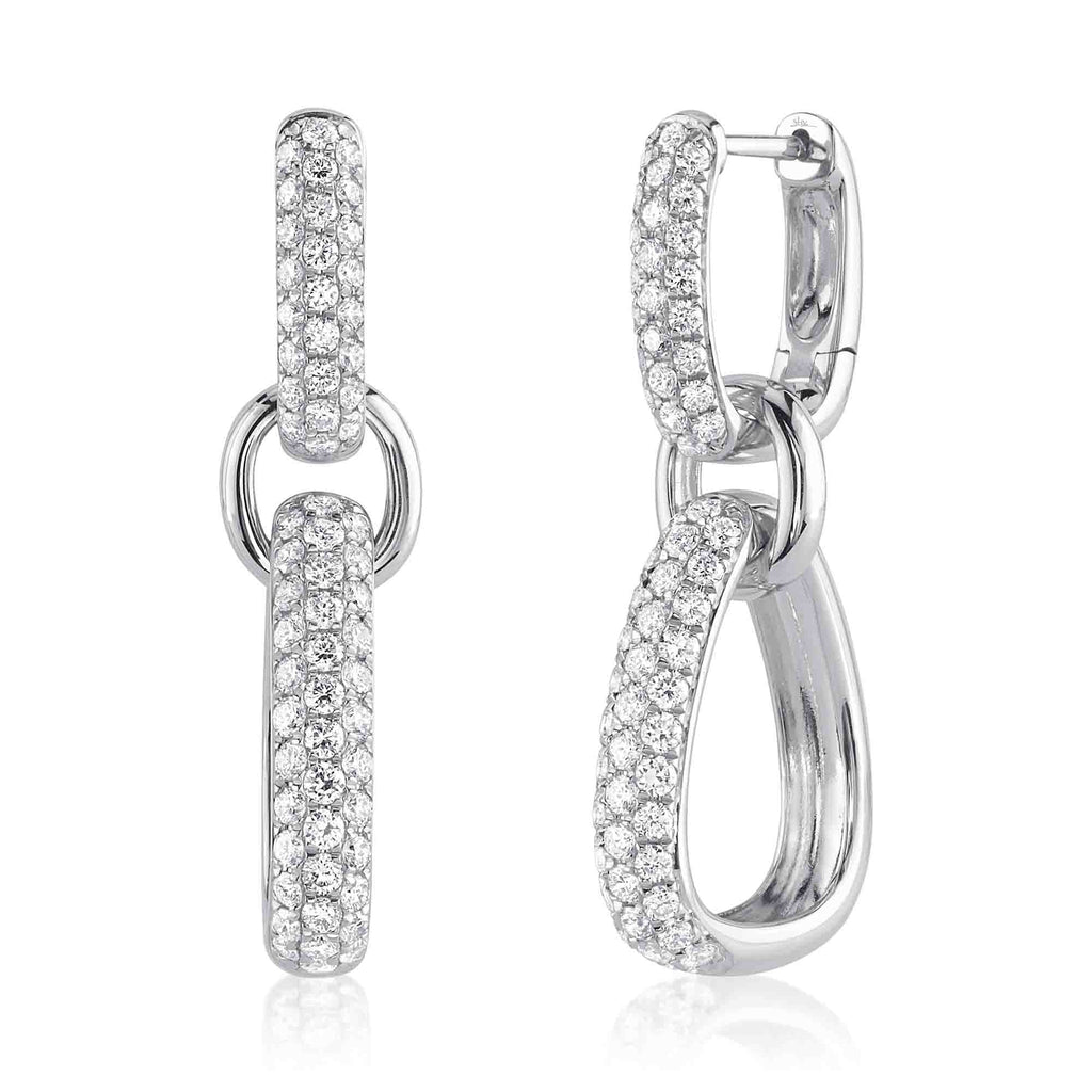 1.45CT 14K W/G DIAMOND EARRING