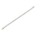 2.02CT 14K Y/G DIAMOND TENNIS BRACELET
