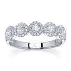 0.70CT 14K W/G DIAMOND LADY'S BAND