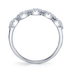 0.70CT 14K W/G DIAMOND LADY'S BAND