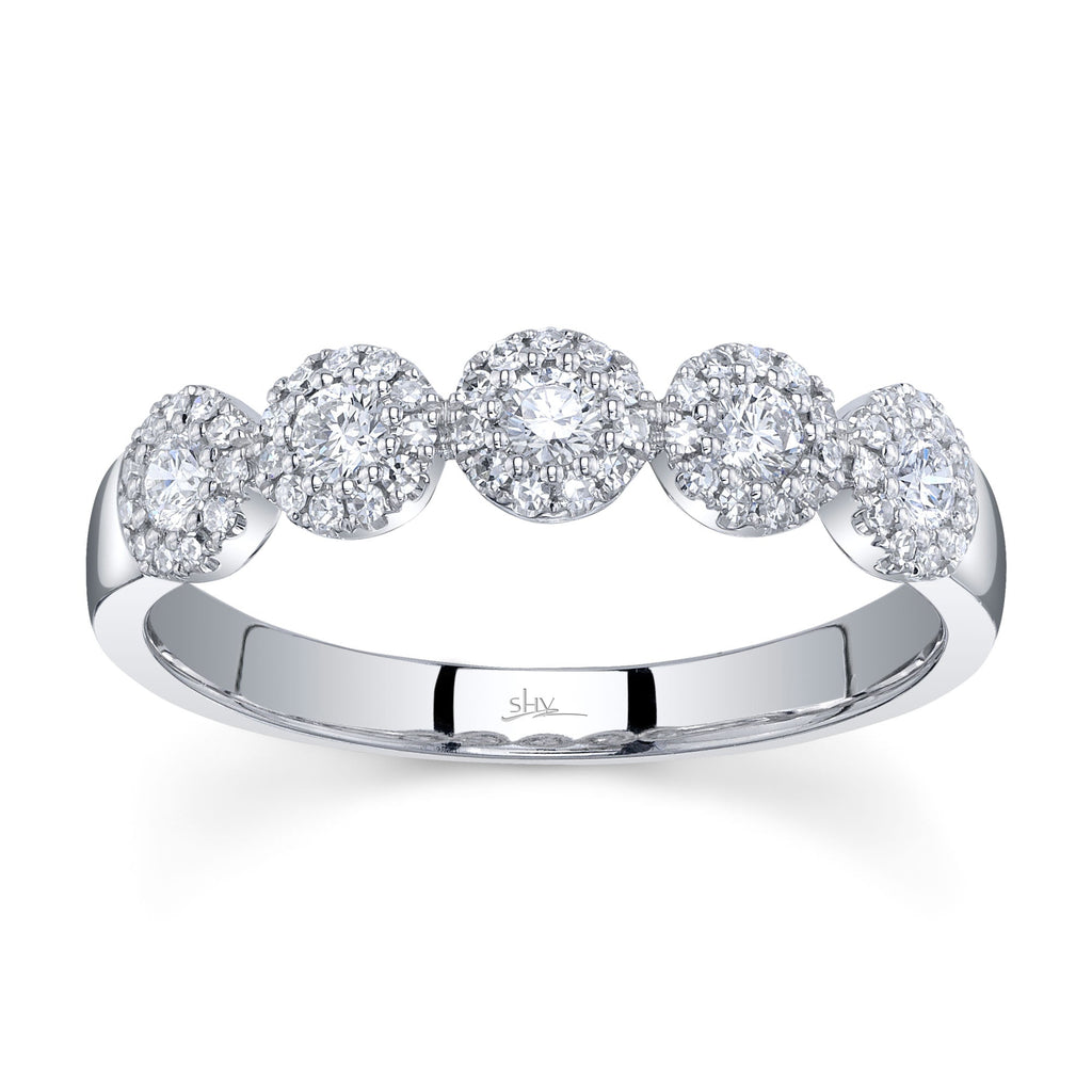 0.40CT 14K W/G DIAMOND LADY'S BAND