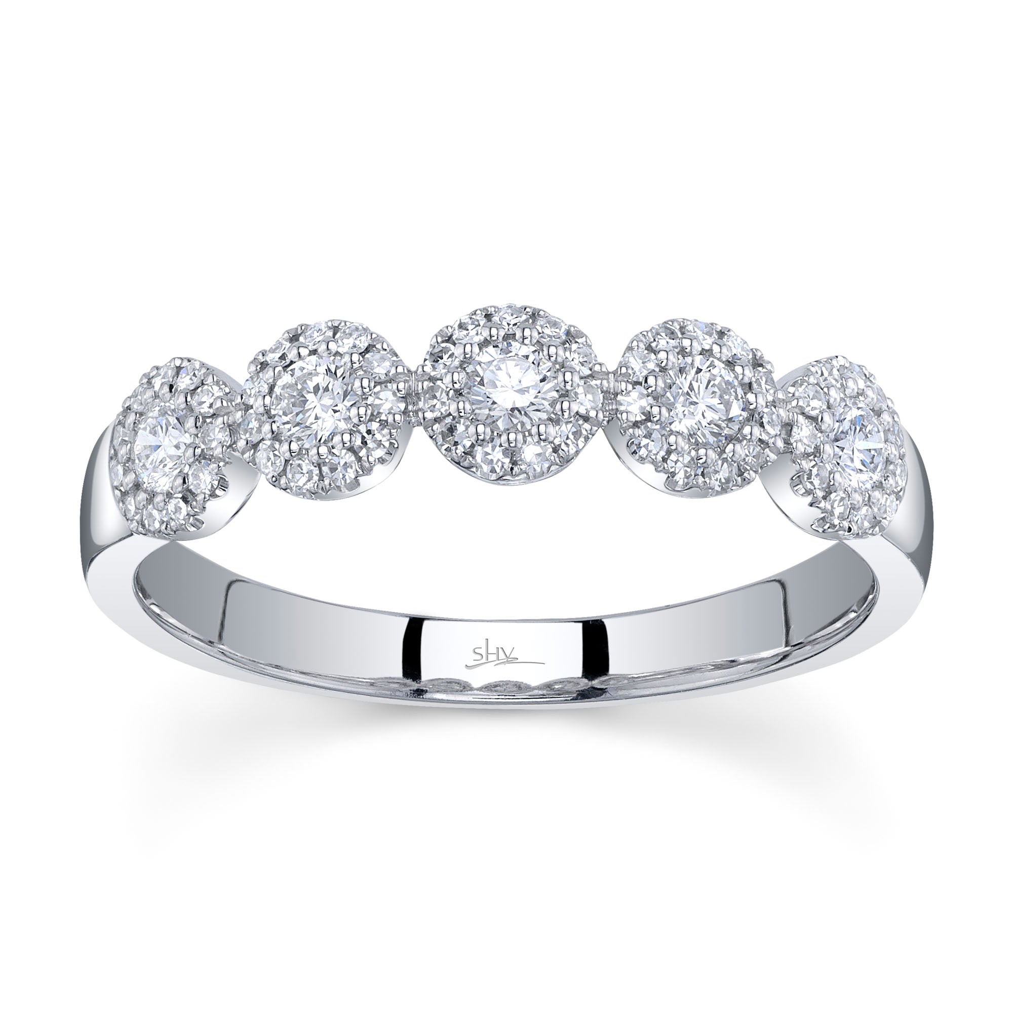 0.40CT 14K W/G DIAMOND LADY'S BAND