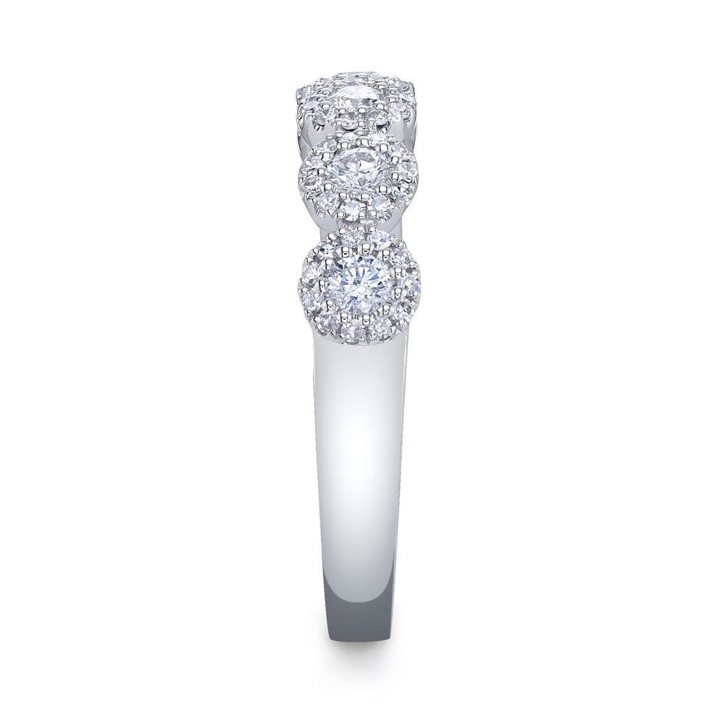 0.40CT 14K W/G DIAMOND LADY'S BAND