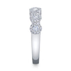 0.40CT 14K W/G DIAMOND LADY'S BAND