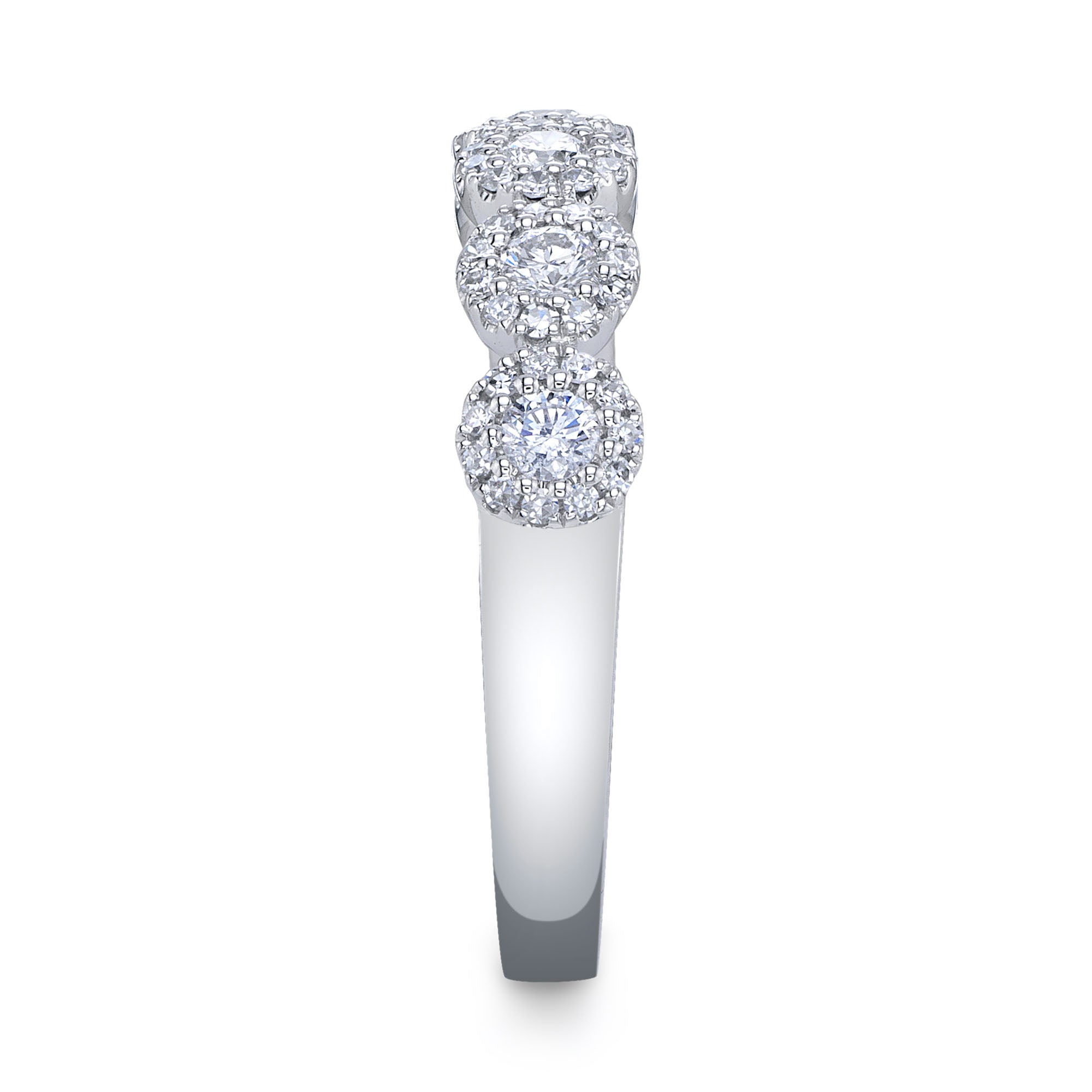 0.40CT 14K W/G DIAMOND LADY'S BAND