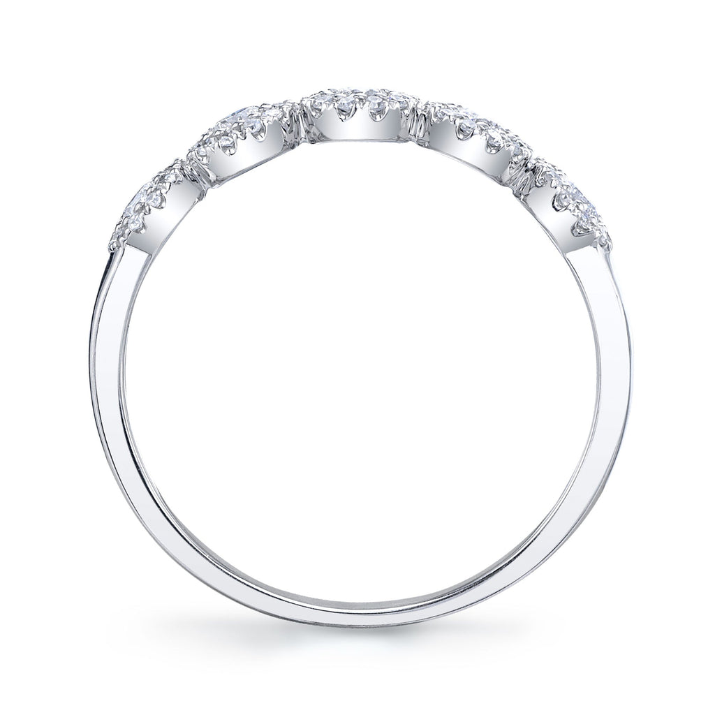 0.40CT 14K W/G DIAMOND LADY'S BAND