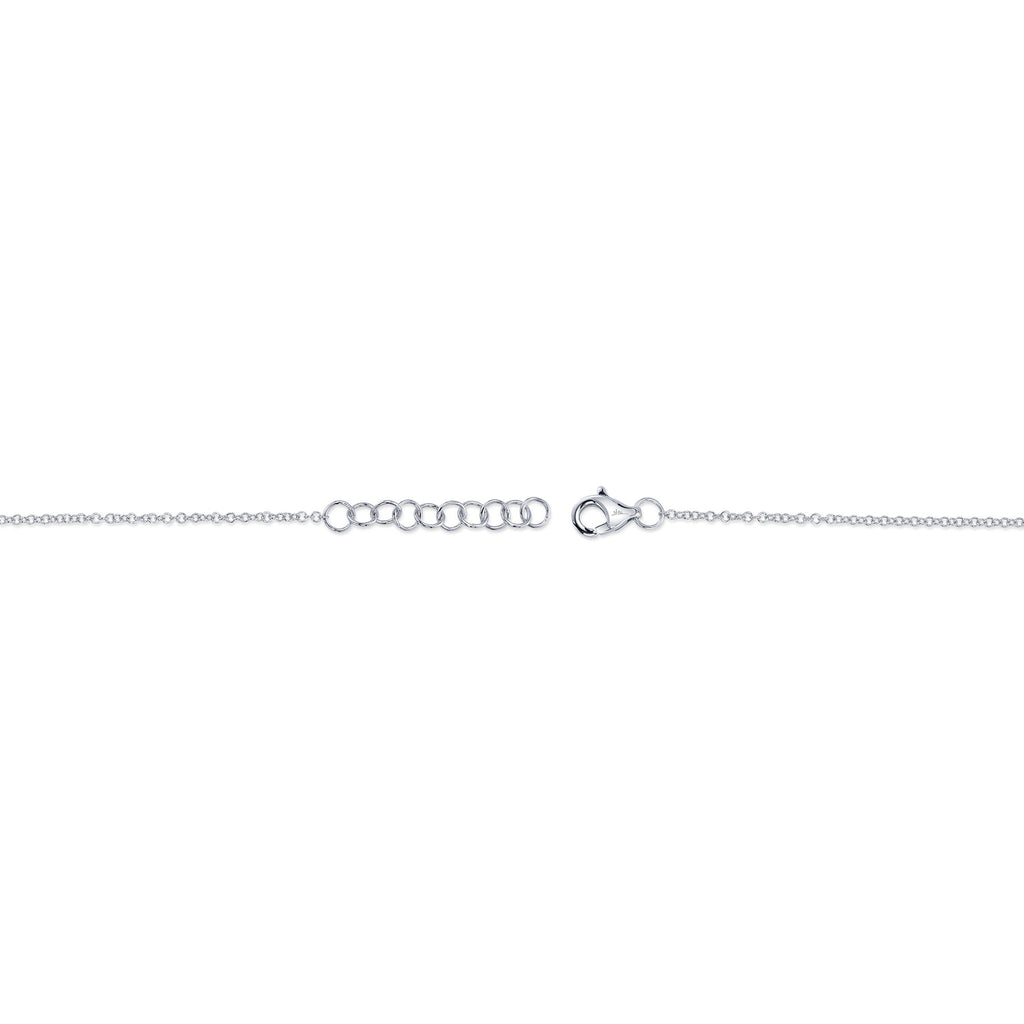 0.05CT 14K W/G DIAMOND PAVE CIRCLE BRACELET