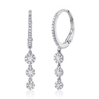 0.32CT 14K W/G DIAMOND EARRING