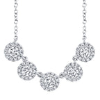 0.53CT 14K W/G DIAMOND NECKLACE