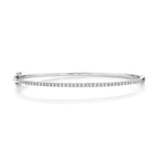 0.62CT 14K W/G DIAMOND BANGLE