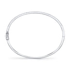 0.62CT 14K W/G DIAMOND BANGLE