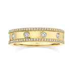 0.23CT 14K Y/G DIAMOND LADY'S RING