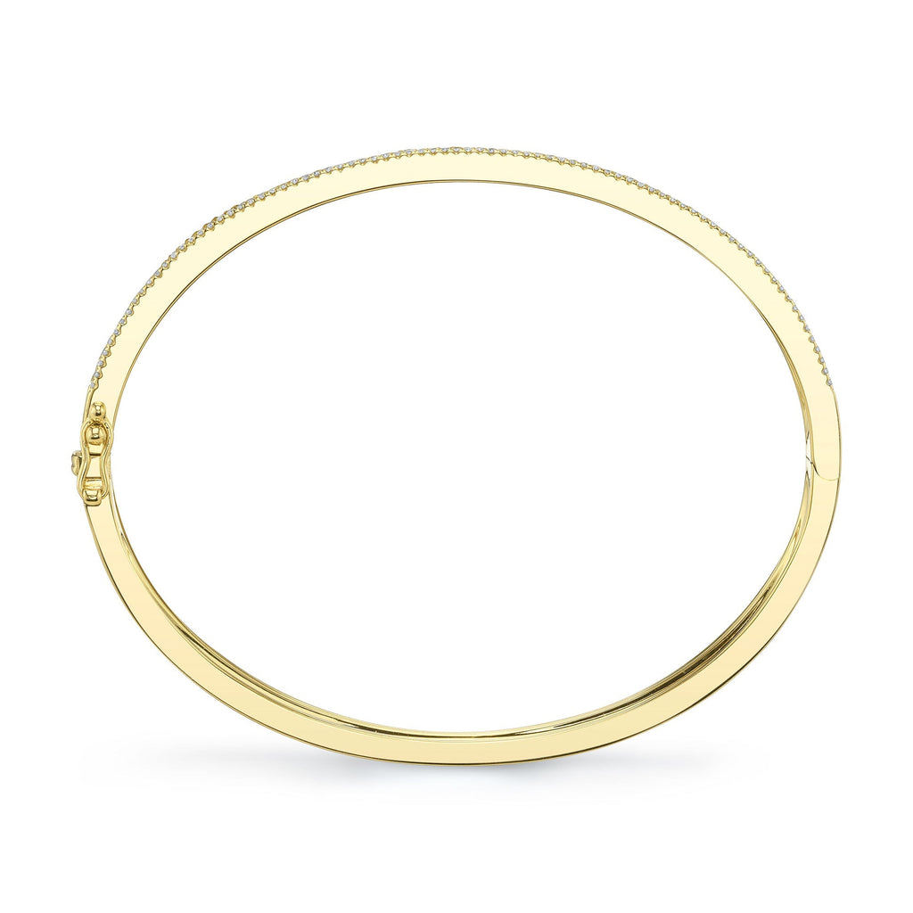 0.97CT 14K Y/G DIAMOND BANGLE
