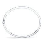 0.62CT 14K W/G DIAMOND BANGLE