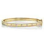 0.62CT 14K Y/G DIAMOND BANGLE
