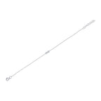 0.04CT 14K W/G DIAMOND INFINITY BRACELET