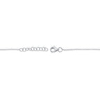 0.04CT 14K W/G DIAMOND INFINITY BRACELET