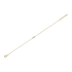 0.04CT 14K Y/G DIAMOND INFINITY BRACELET