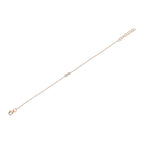0.04CT 14K R/G DIAMOND INFINITY BRACELET