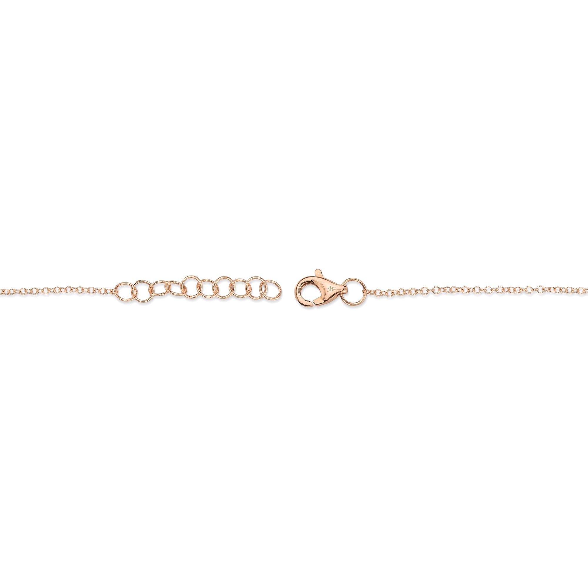 0.04CT 14K R/G DIAMOND INFINITY BRACELET