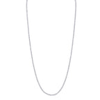 8.70CT 14K W/G DIAMOND TENNIS NECKLACE 36"
