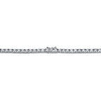 3.96CT 14K W/G DIAMOND TENNIS NECKLACE